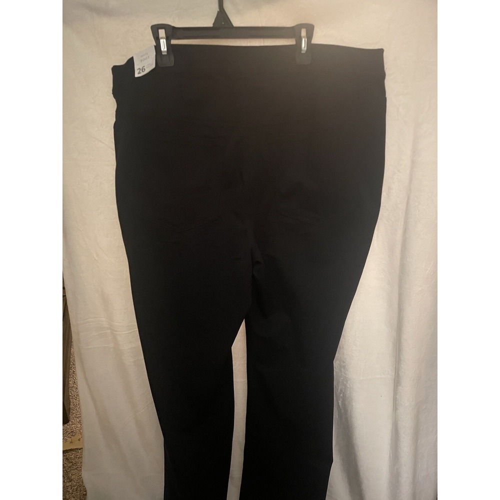 NWT Lane Bryant Black Ponte Boot Cut 26